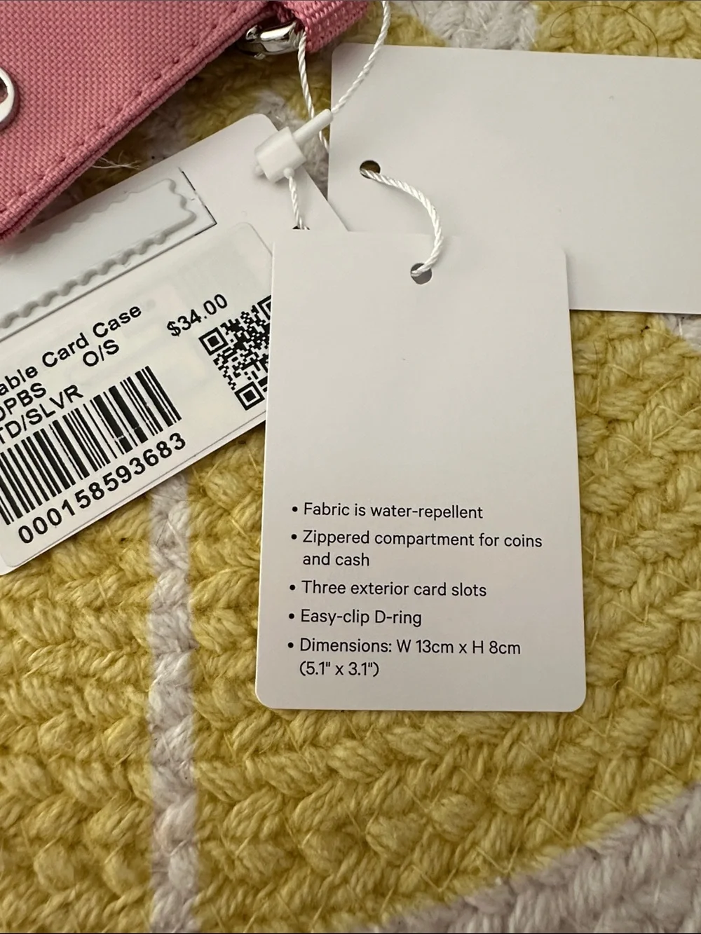 lululemon athletica clippable card case